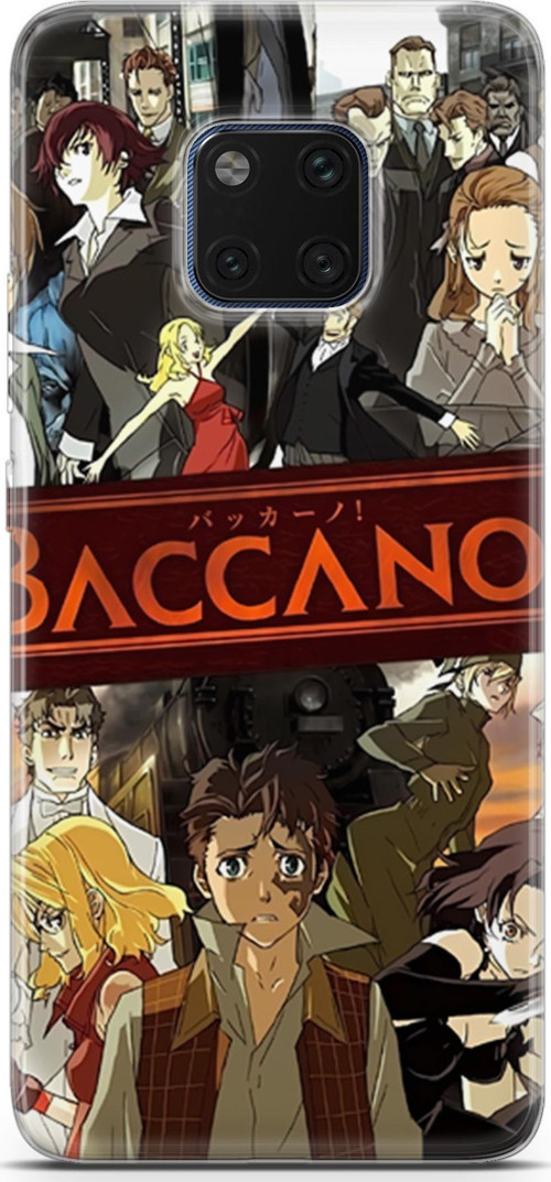 Huawei Mate 20 Pro için Anime 4 Soft Silikon Baccano Anime