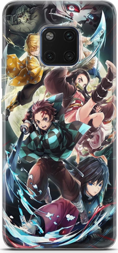 Huawei Mate 20 Pro için Anime 5 Arka Kapak Demon Slayer I