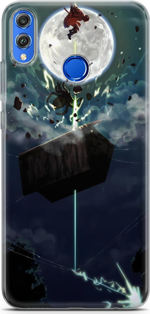 Honor 8X uyumlu Anime 9 TPU Silikon Demon Slayer Zenitsu