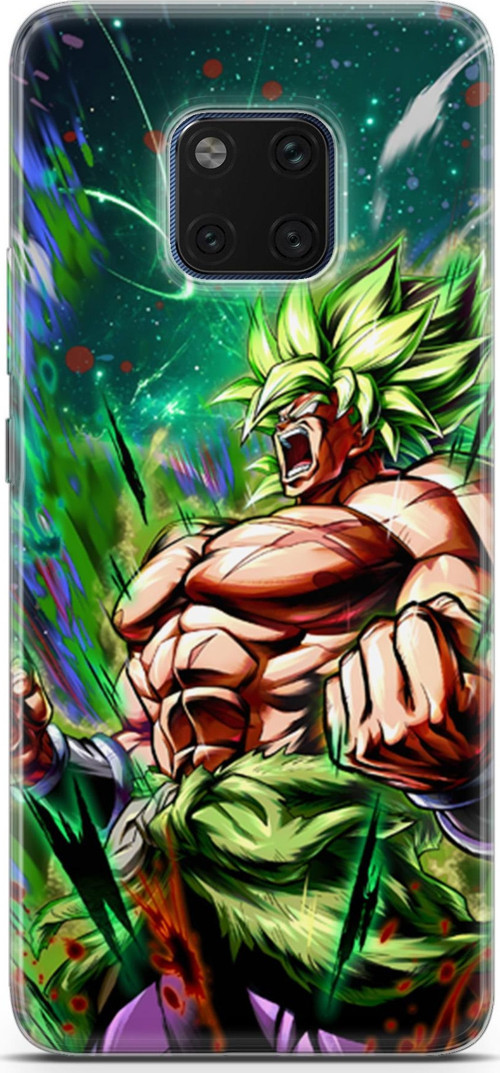 Huawei Mate 20 Pro uyumlu Anime 3 UV Lans Saiyan Rage Dragon Ball