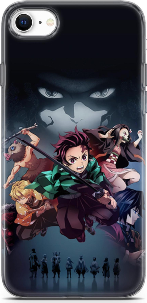 Apple iPhone SE 2022 uyumlu Anime 6 Telefon Kılıfı Demon Slayer II