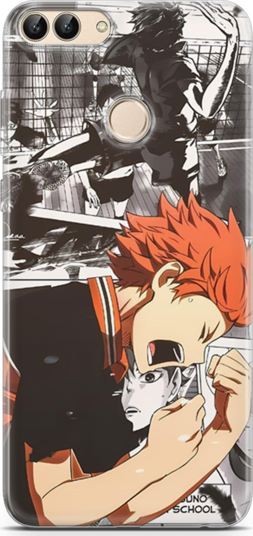 Huawei P Smart 2017 için Anime 20 UV Silikon Haikyuu Hinata