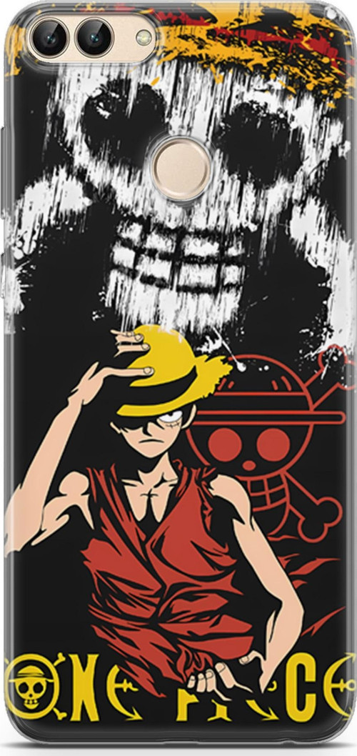 Huawei P Smart 2017 uyumlu Anime 24 Baskılı Kapak One Piece Luffy II