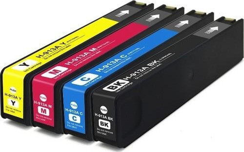 913A HP Pagewide Pro 477DW Mfp Uyumlu 4 Renk Ithal Muadil Kartuş Seti 3.500 Sayfa