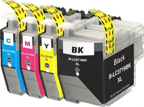 Brother MFC-J3530DW LC-3719XL 4 Renk Muadil Kartuş Takım
