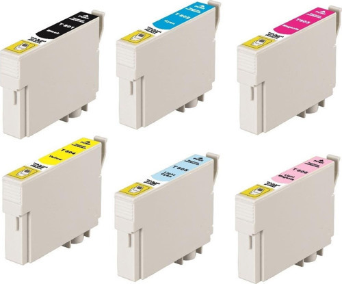 Epson PX630 T0801-T0802-T0803-T0804-T0805-T0806 6 Renk Muadil Kartuş Seti 500 Sayfa