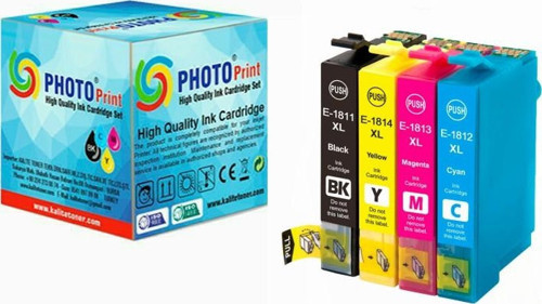 Epson Stylus SX445W Uyumlu 4 Renk Muadil Kartuş Seti