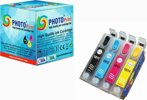 Epson T1291 Uyumlu Yüksek Kapasite 4 Renk Muadil Kartuş Seti