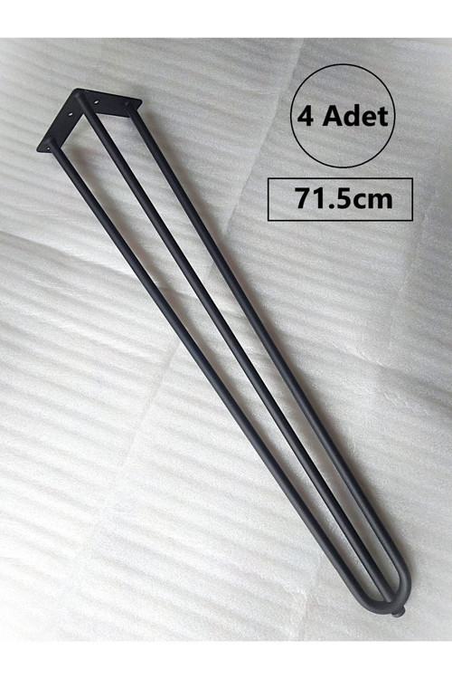 4 Adet-71,5Cm Metal Firkete Ayak,Masa Ayağı,Mutfak Masası Ayağı