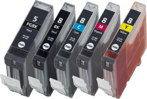 Canon Pixma MP970 Kartuş Set 5 Renk Takım Pg-5 Clı-8