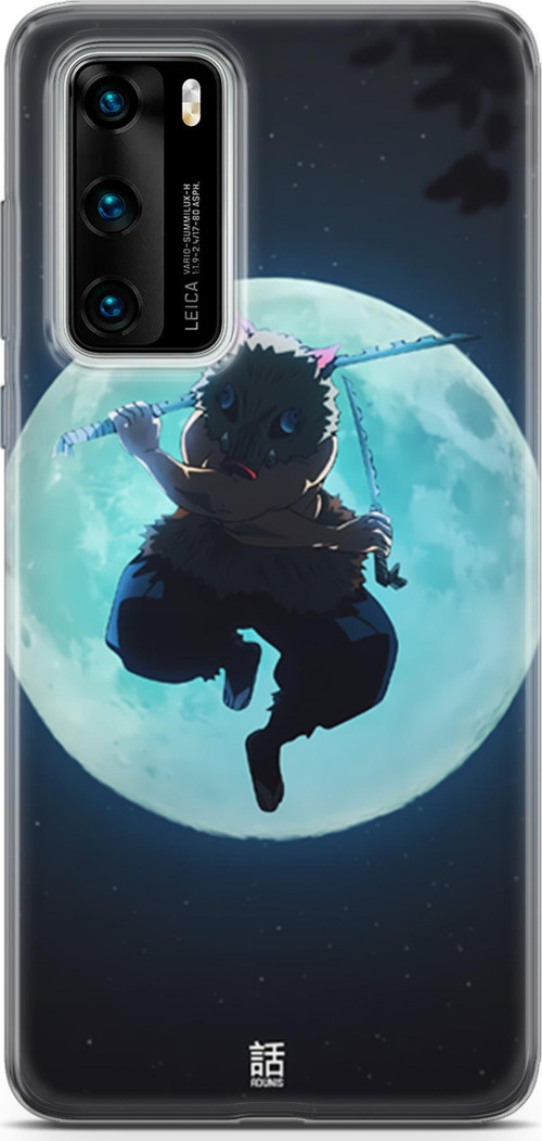 Huawei P40 için Anime 28 Koruyucu Kılıf Demon Slayer inosuke Hashibira