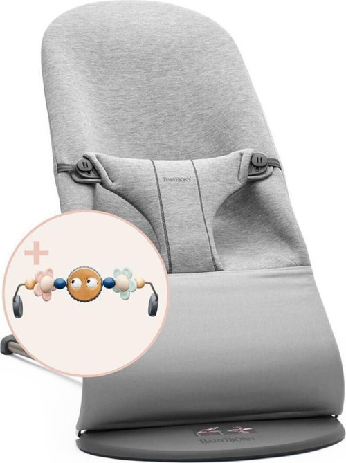 Balance Bliss Ana Kucağı Cotton 3D Jersey Oyuncaklı / Light Grey