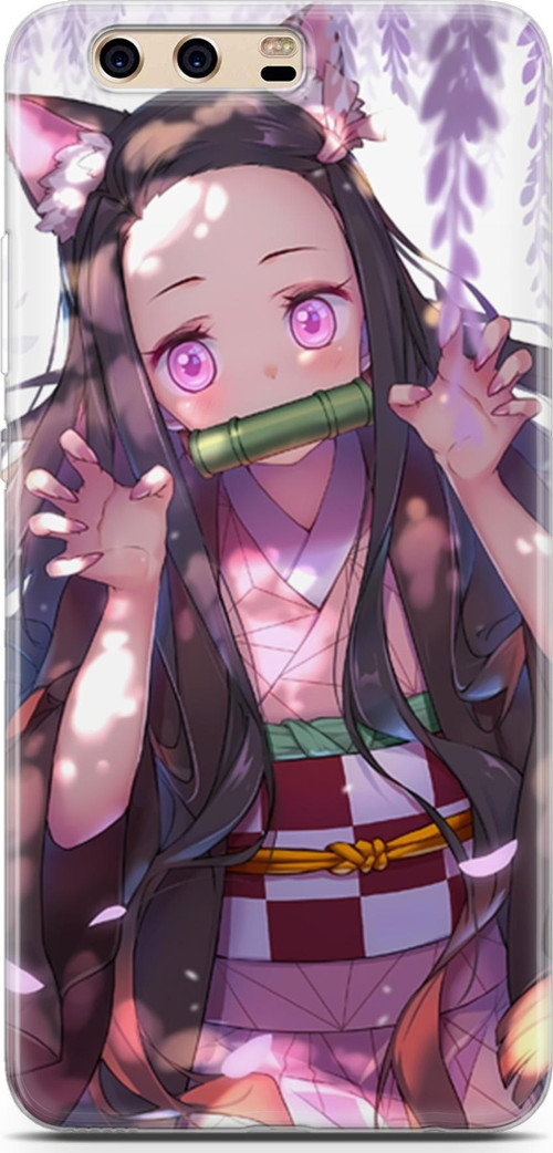 Huawei P10 uyumlu Anime 14 HD Koruma Demon Slayer Nezuko