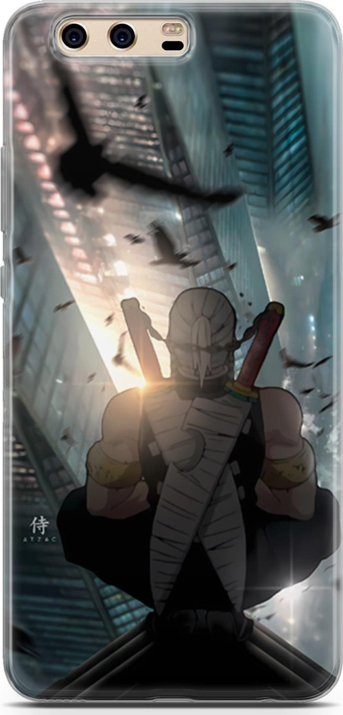 Huawei P10 uyumlu Anime 16 UV Lans Demon Slayer Tengen