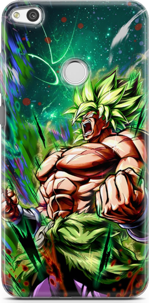 Huawei P9 Lite 2017 uyumlu Anime 3 UV Tasarım Saiyan Rage Dragon Ball