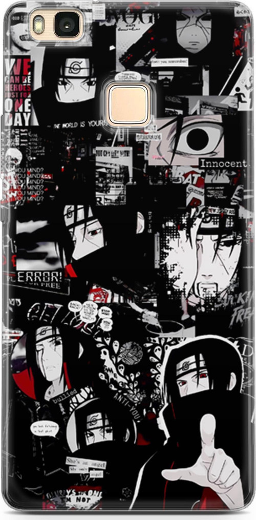 Huawei P9 Lite için Anime 29 Şeffaf Itachi Uchiha