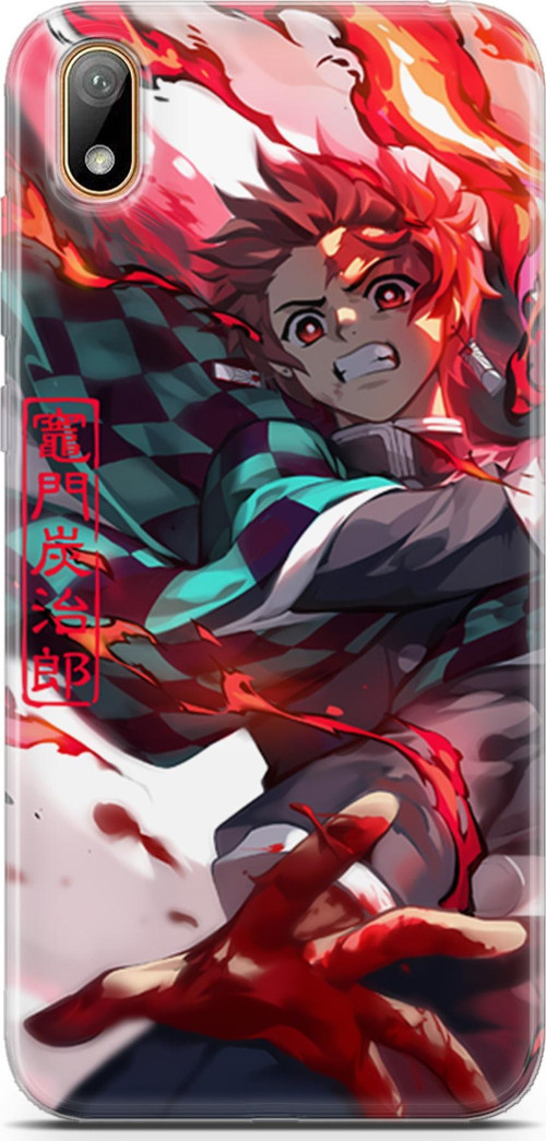 Huawei Y5 2019 için Anime 19 HQ Baskı Kimetsu No Yaiba