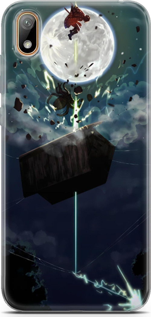 Huawei Y5 2019 için Anime 9 Koruyucu Demon Slayer Zenitsu