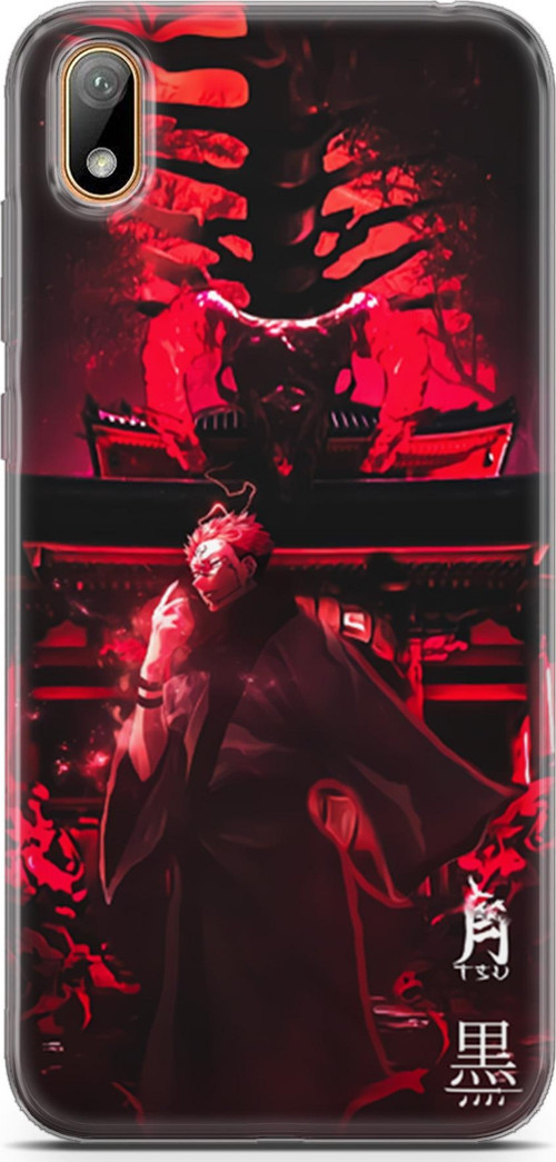 Huawei Y5 2019 uyumlu Anime 11 Baskılı Kapak Jujutsu Kaisen Ryomen Sukuna