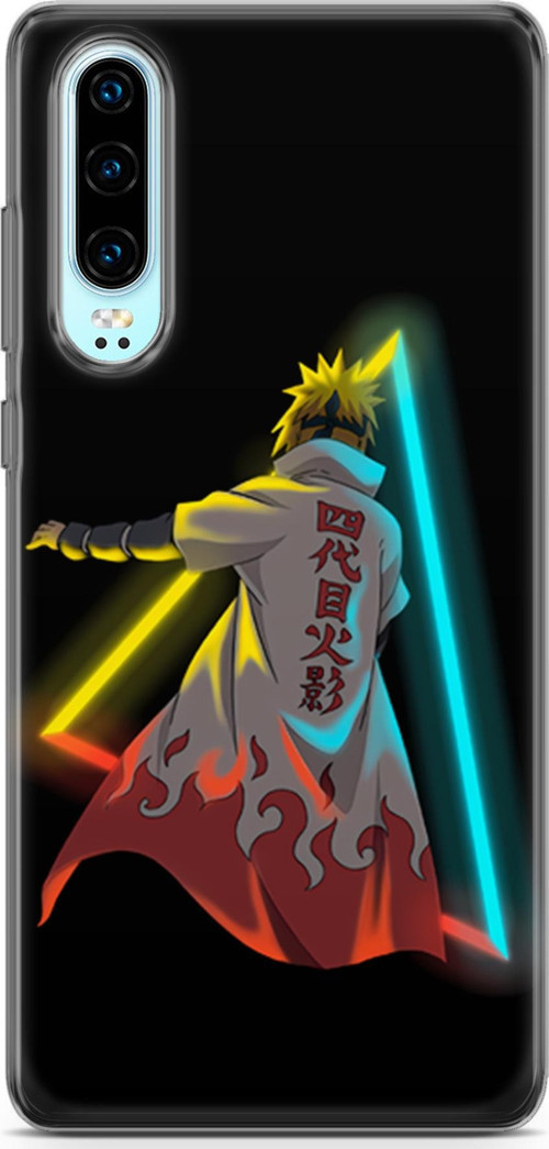 Huawei P30 uyumlu Anime 32 HQ Baskı Minato Neon Naruto