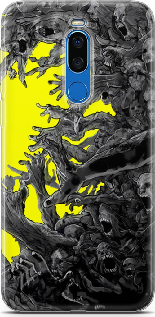 Meizu X8 için Anime 1 UV Silikon Testere Chainsaw Man