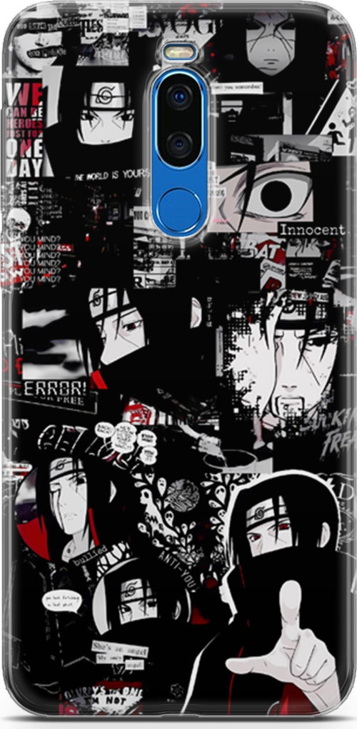 Meizu X8 için Anime 29 Arka Kapak Itachi Uchiha