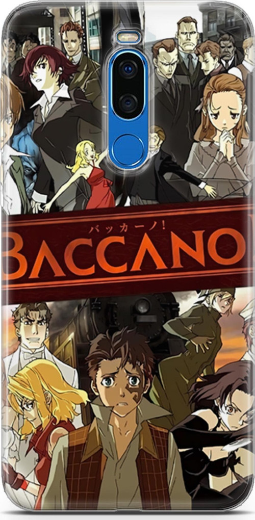 Meizu X8 için Anime 4 Silikon Kapak Baccano Anime