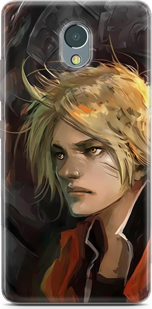 Lenovo P2 uyumlu Anime 8 Şeffaf Fullmetal Alchemist Alphonse Edward