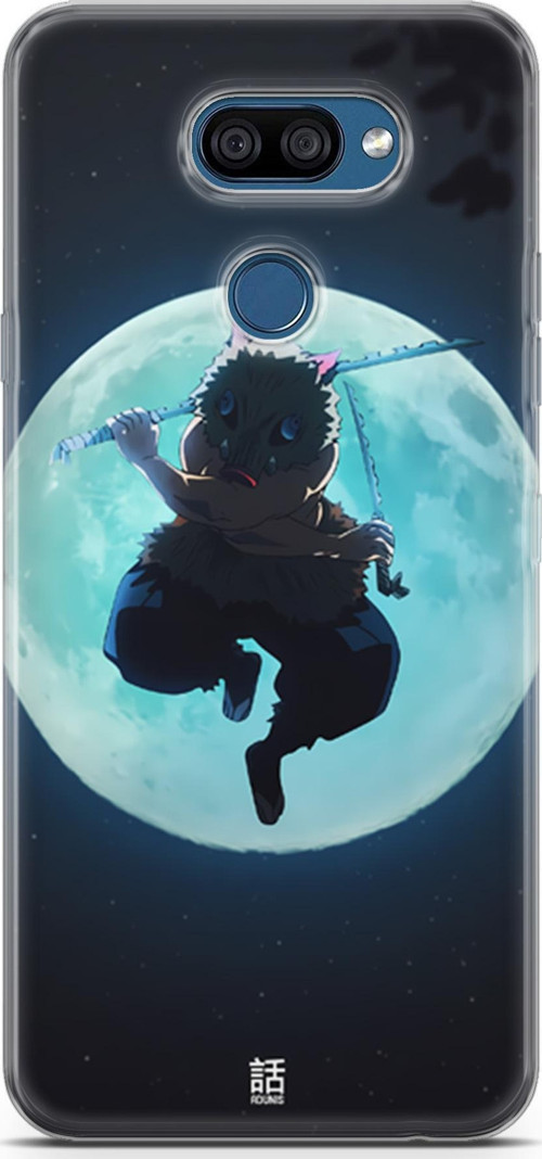 LG K40s için Anime 28 HD Baskı Demon Slayer inosuke Hashibira