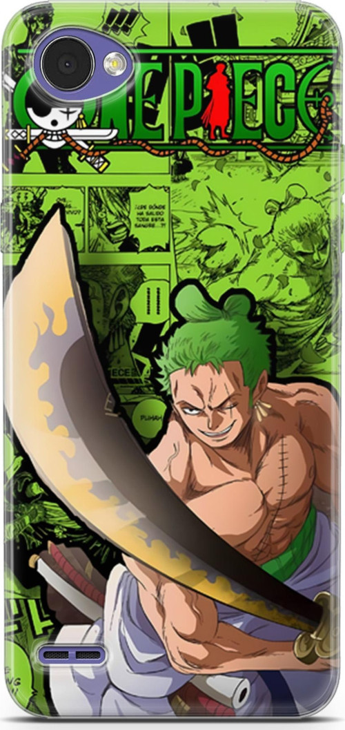 LG Q6 uyumlu Anime 10 TPU One Piece Zoro