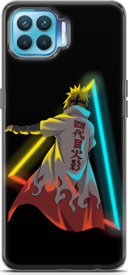 Oppo Reno4 Lite için Anime 32 Koruma Minato Neon Naruto