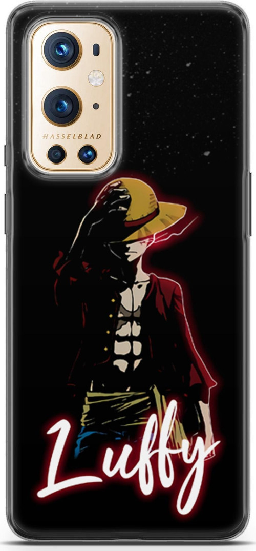 OnePlus 9 Pro için Anime 36 4K Baskı One Piece Luffy Siyah