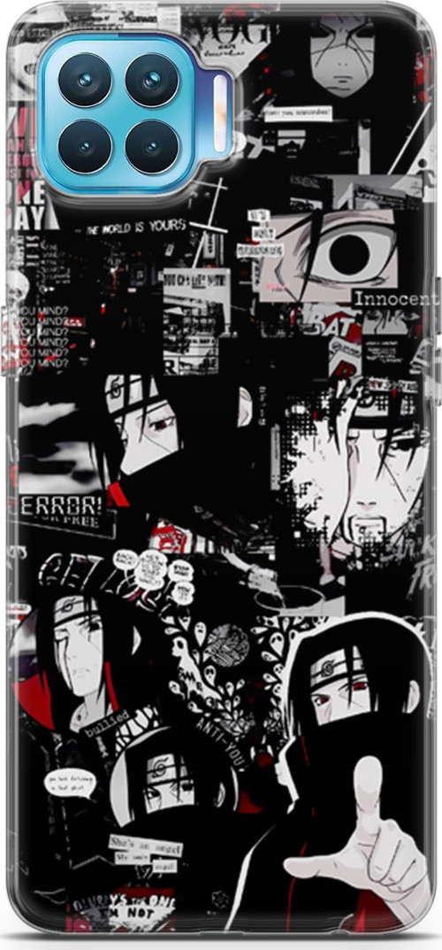 Oppo Reno4 Lite uyumlu Anime 29 Telefon Kabı Itachi Uchiha