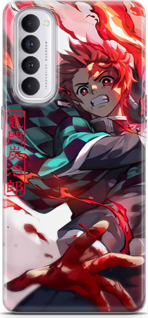 Oppo Reno4 Pro için Anime 19 HD Premium Kimetsu No Yaiba
