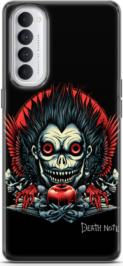 Oppo Reno4 Pro için Anime 23 Darbe Emici Death Note Ryuk I