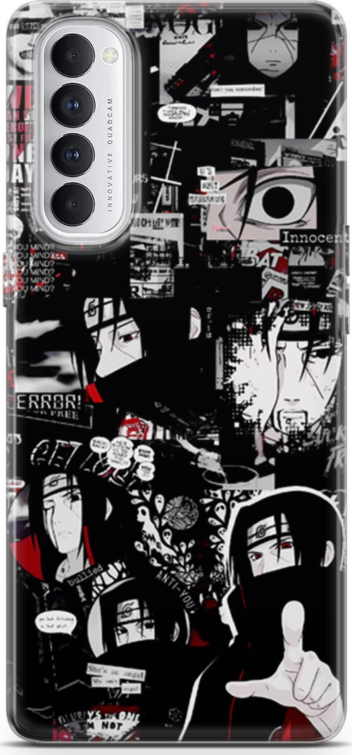 Oppo Reno4 Pro için Anime 29 UV Lans Itachi Uchiha