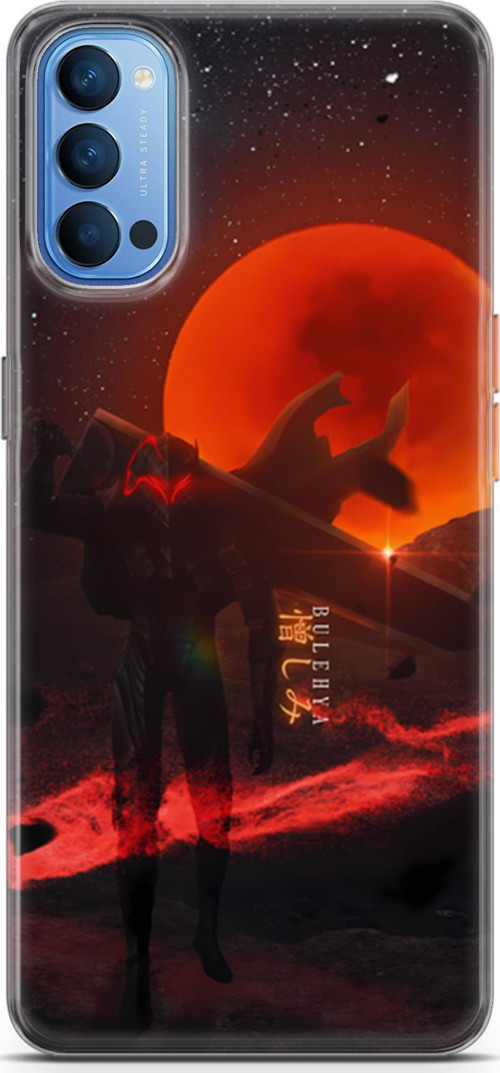 Oppo Reno4 uyumlu Anime 13 Renkli Tasarım Berserk Gattsu