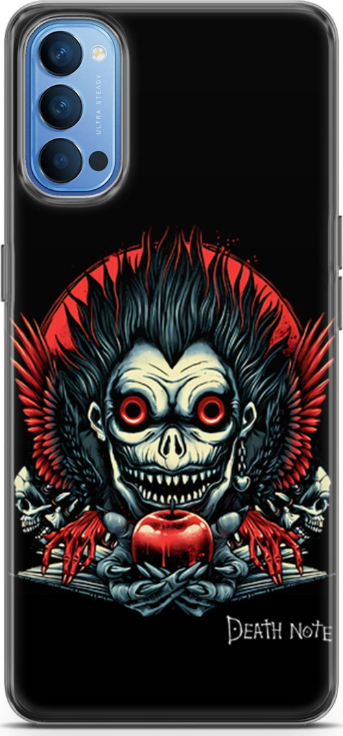Oppo Reno4 uyumlu Anime 23 Koruma Kılıfı Death Note Ryuk I
