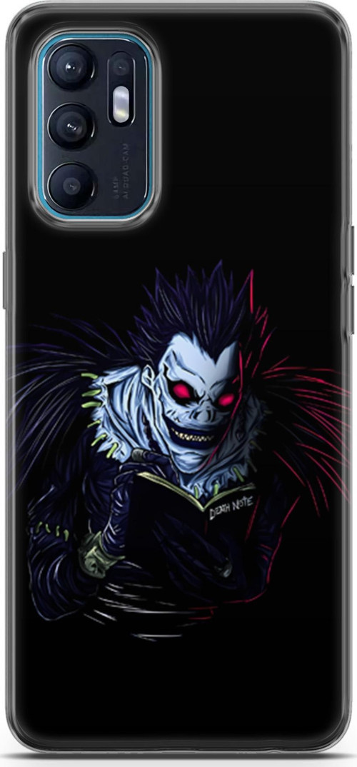 Oppo Reno6 için Anime 31 Silikon Kapak Death Note Ryuk II