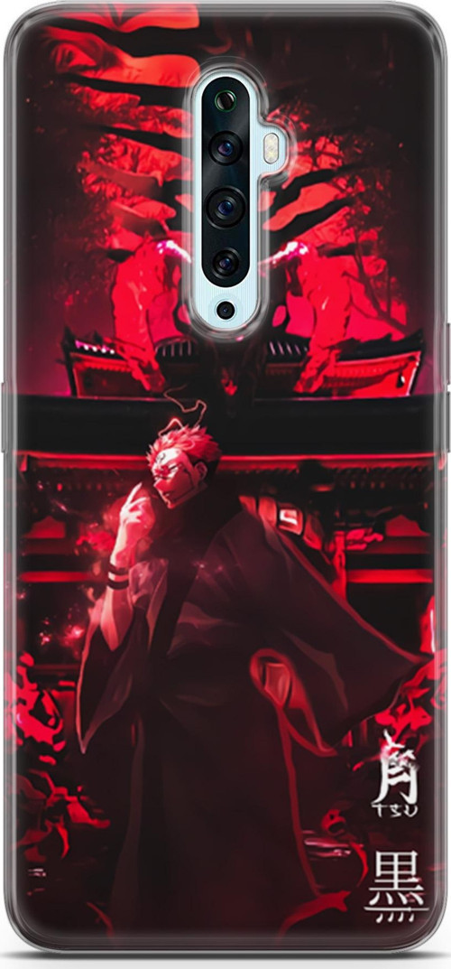 Oppo Reno2 Z 2019 uyumlu Anime 11 HD Tasarım Jujutsu Kaisen Ryomen Sukuna