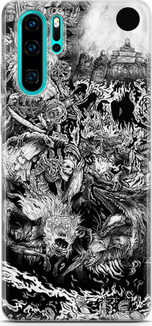 Huawei P30 Pro için Anime 7 Darbe Önleyici Berserk Dark Souls