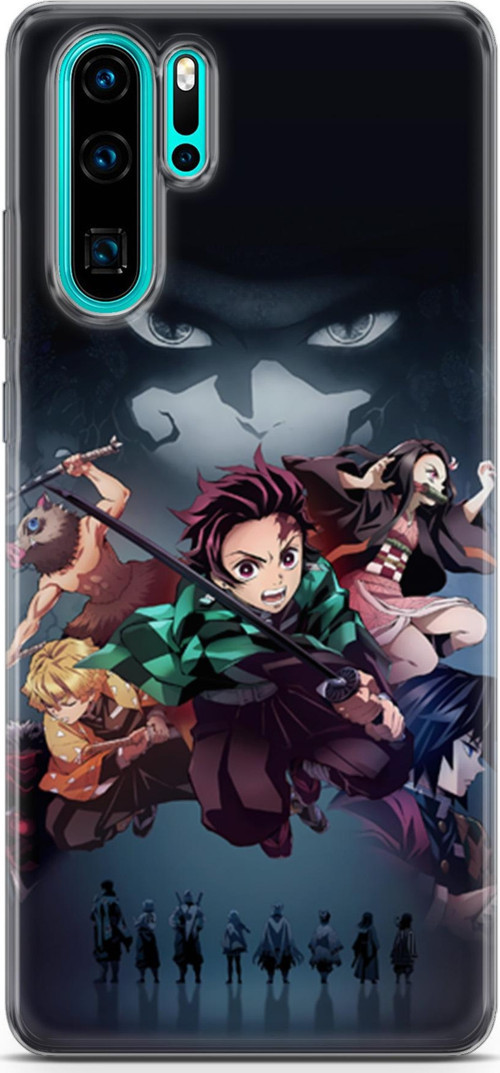 Huawei P30 Pro uyumlu Anime 6 Silikon Kapak Demon Slayer II
