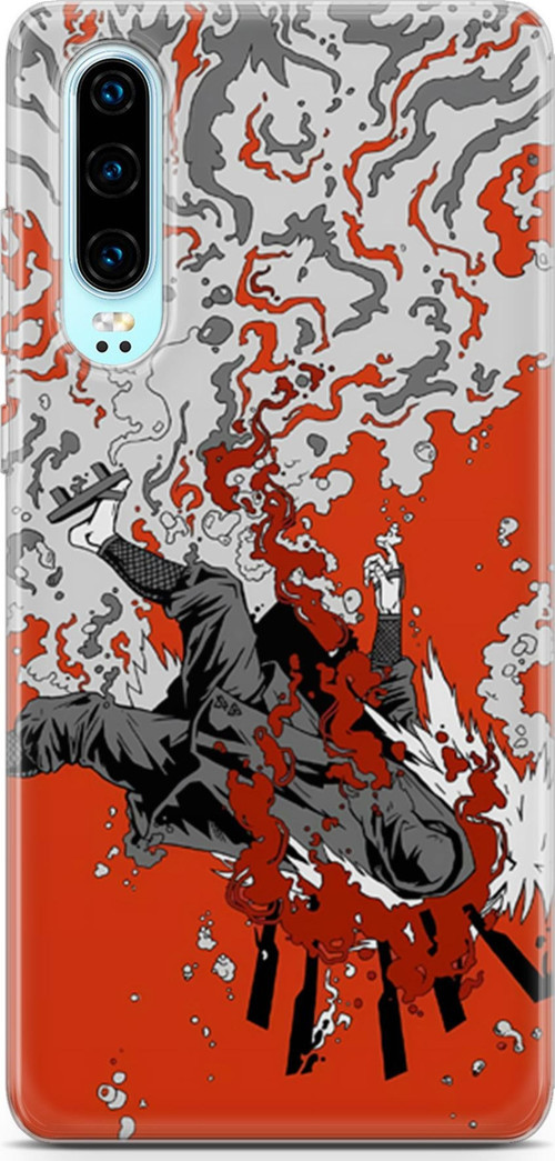 Huawei P30 uyumlu Anime 15 Baskılı Kapak Narıto Jiraiya