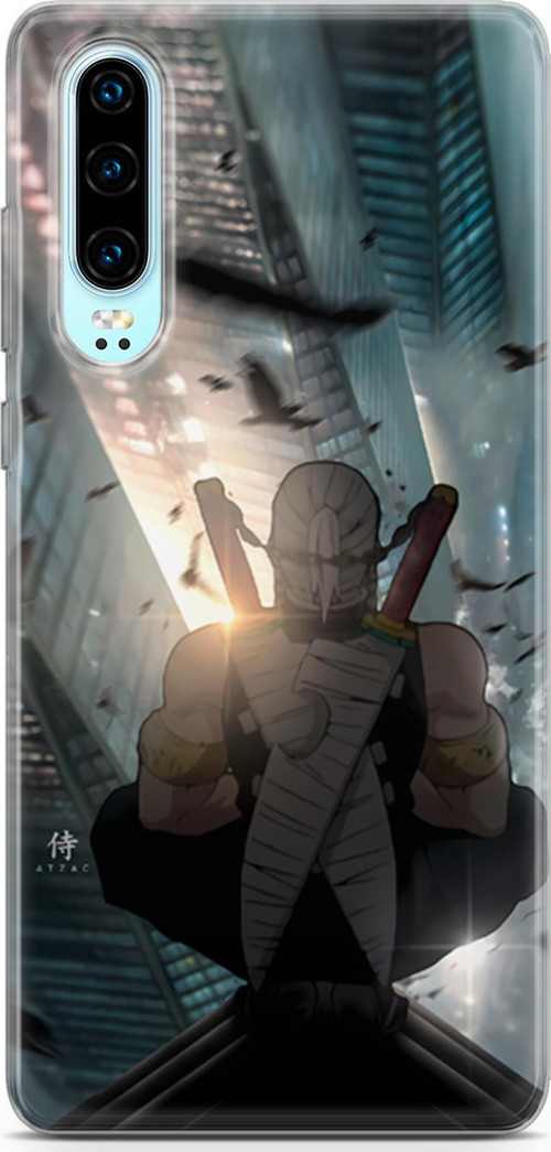 Huawei P30 uyumlu Anime 16 HD Baskı Demon Slayer Tengen
