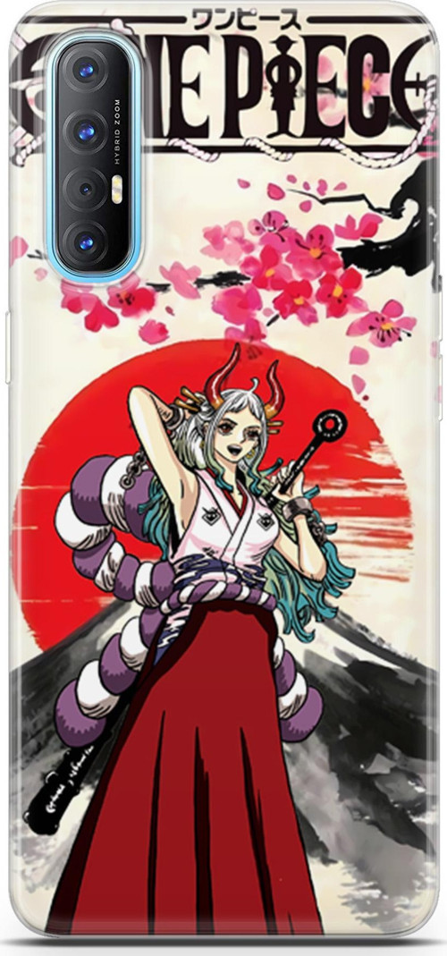 Oppo Reno3 Pro için Anime 12 HD UV Baskı One Piece Yamato