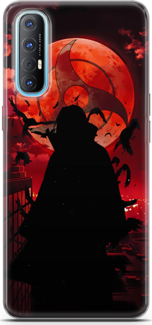 Oppo Reno3 Pro için Anime 27 Silikon Kapak Naruto itachi Uchiha