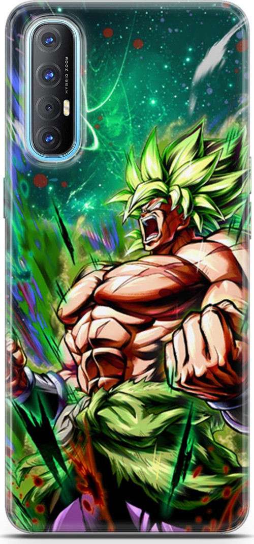 Oppo Reno3 Pro için Anime 3 Arka Kapak Saiyan Rage Dragon Ball