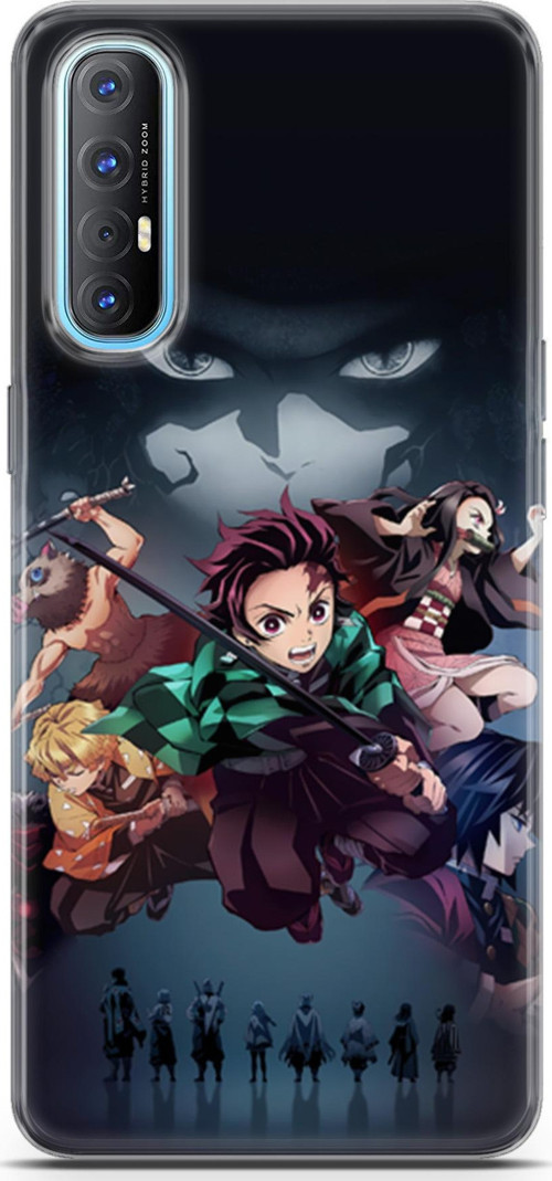 Oppo Reno3 Pro için Anime 6 HD UV Baskı Demon Slayer II