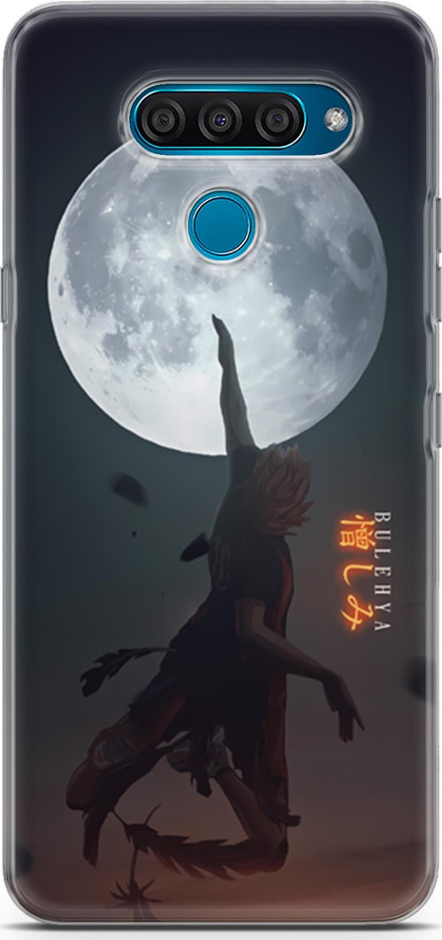 LG Q60 uyumlu Anime 25 HQ Baskı Hinata Shoyo