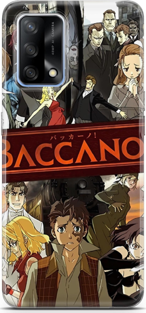 Oppo A74 uyumlu Anime 4 Parlak Baskılı Baccano Anime